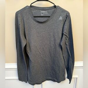 Reebok Charcoal Long Sleeve Tee